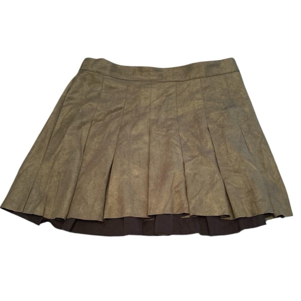 Noisy‎ may pleated Mini Skirt Size Large Green New